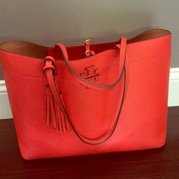 tory burch tote red